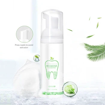 

60ml Mousse Toothpaste Teeth Whitening Foam Remove Smoke Stains Natural Mouth Wash Water Ordinary Hygiene Toothpaste Dental