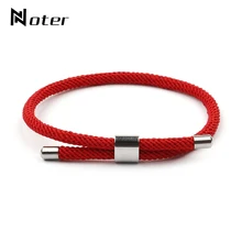 Noter браслет с красной нитью для мужчин и женщин минималистичный зонтик веревка Плетение Бразильский Регулируемый Шарм Braclet аксессуары для р...(China)