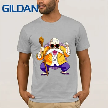 

Funny Dragon Ball Master Roshi Printed t-shirt Short Sleeve Tee Hipster Novelty Casual Tops Cool Comic T Shirt O149