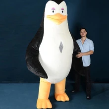 Хэллоуин надувной пингвин талисман костюмы взрослых Косплей Вечерние игры платье карнавальные костюмы животных надувной костюм меховой костюм