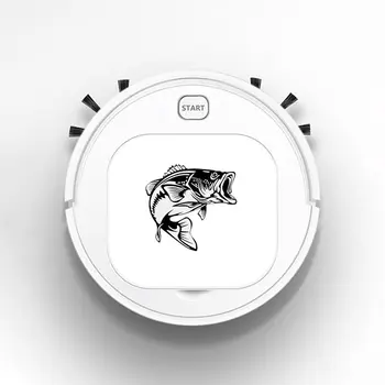 

Smart Sweeper Robot House Durable Power Floor Cleaning Robots Vacuum Cleaner 1800pa Bass Fish