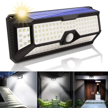 

Solar Motion Sensor Light Outdoor Waterproof Wall Lights for Garage Garden Patio TN99