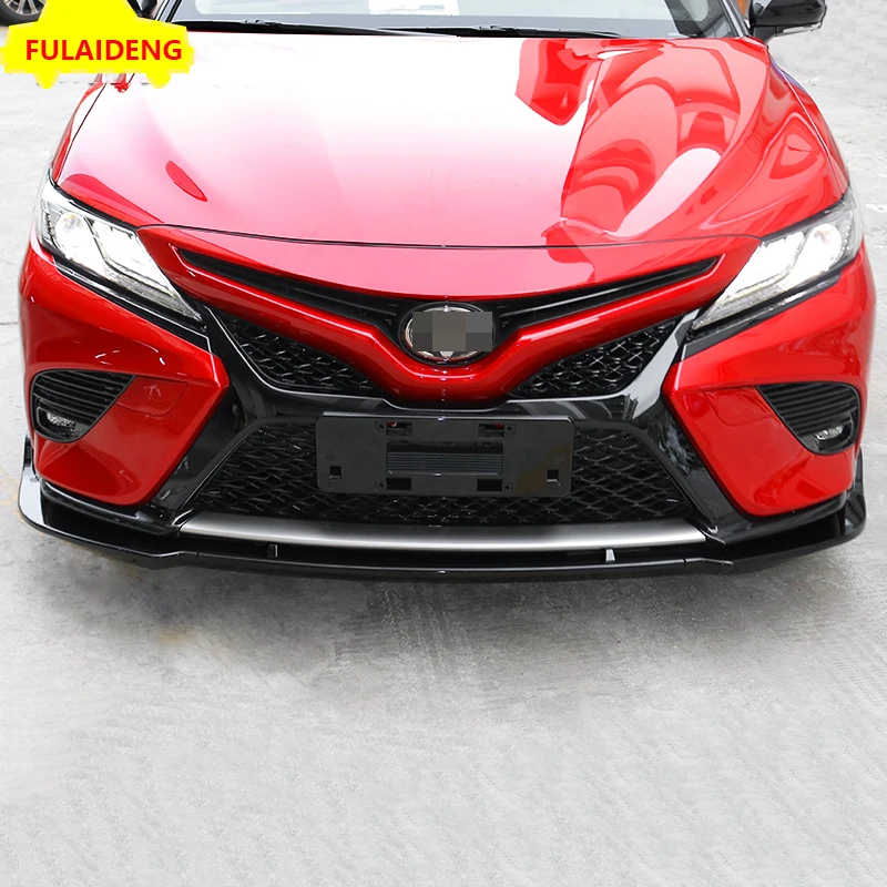 3 шт. для Toyota Camry Sports XSE, SE- ABS автомобильный передний бампер для губ Накладка для автомобиля Стайлинг