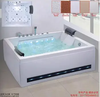

Deep bath home adult independent type acrylic bathroom tub bubble bath small family bubble massage bath crock