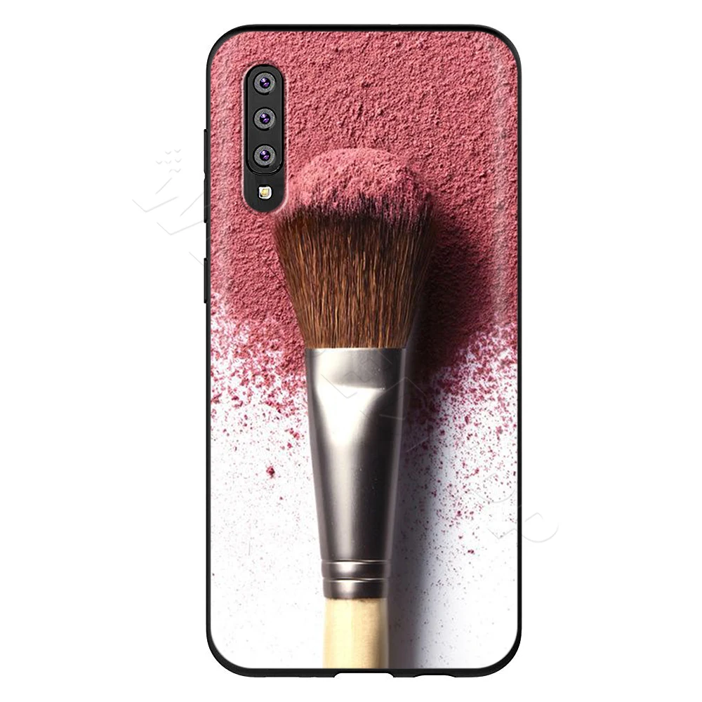 Webbedepp красивый девичий чехол под кисти для макияжа для samsung Galaxy S7 S8 S9 S10 Edge Plus Note 10 8 9 A10 A20 A30 A40 A50 A60 A70