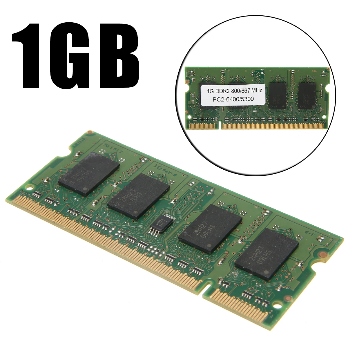 1 ГБ DDR2 667 МГц PC2 5300 ноутбук ПК DIMM 200 Pin NON ECC Память RAM|Оперативная память| |