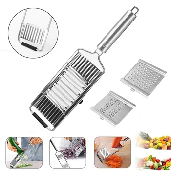 

Vegetable Cutter 3 in 1 Fruit Potato Slicer Carrot Chopper Grater Kitchen Gadgets Accessories Vegetable Slicer Tools