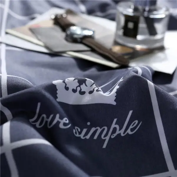 Solstice домашний текстиль четыре комплекта алоэ хлопок реактивной печати комфорт пейзаж пододеяльник простыня набор подушек