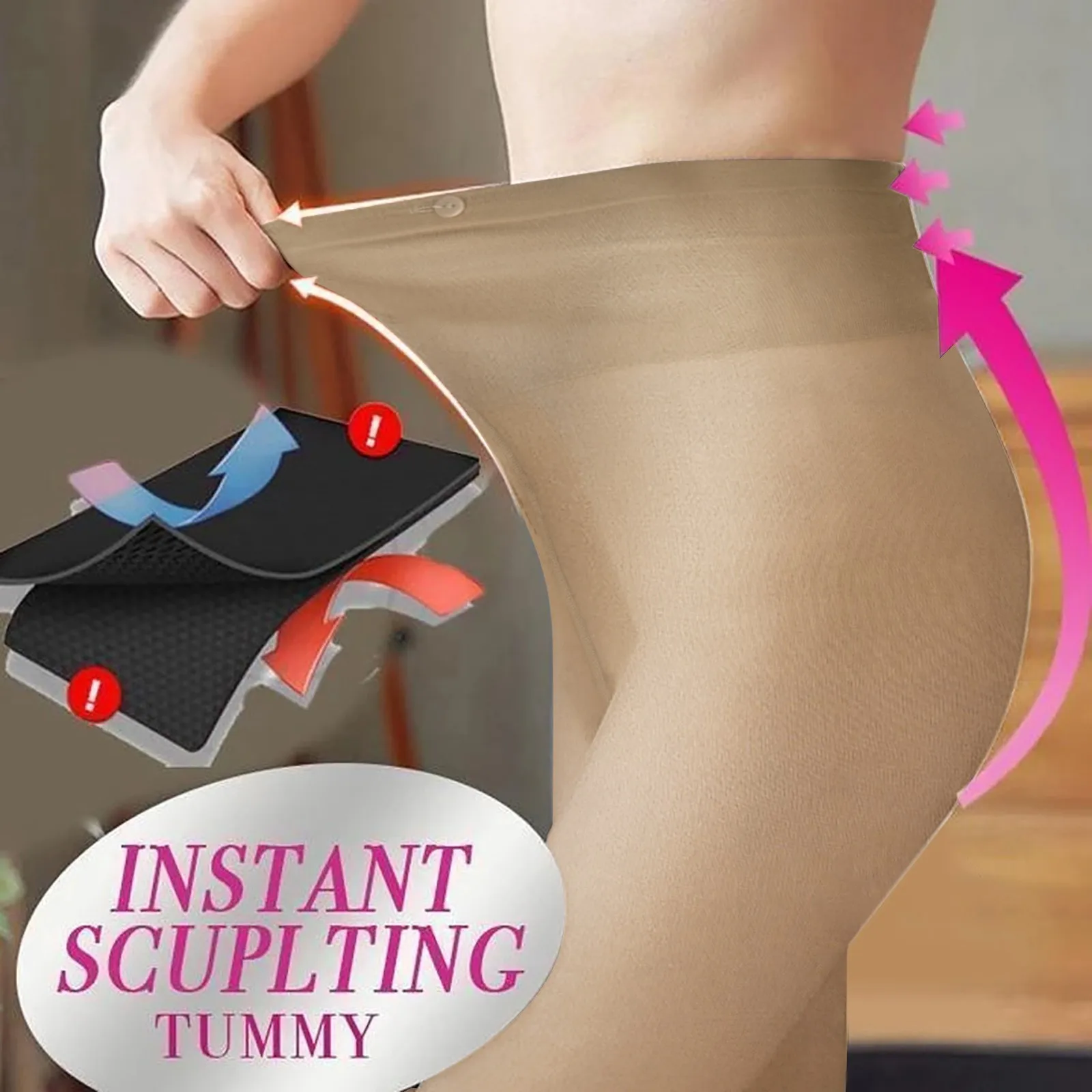 180G Thermal Women's Tights Perfect Legs Slimming Fake Translucent