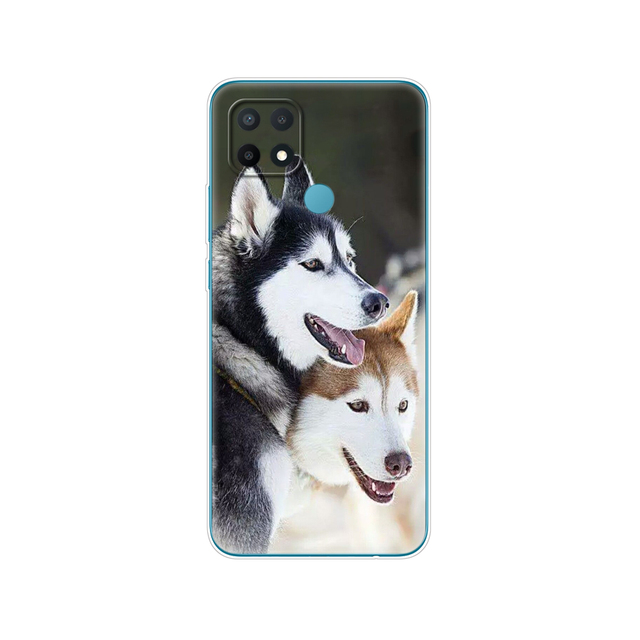 OPPO A15 Case For OPPO A15S Back Silicon Soft TPU Phone Cover For OPPOA15 CPH2185 A 15 S CPH2179 Bumper 6.52" Fundas Shell