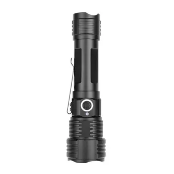 

4 colors light flashlight multi-functional tactical hunting flashlight with pen clip telescopic zoom Adjustable Focus and Zoom
