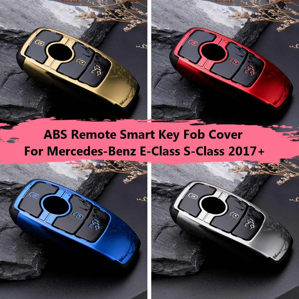 ABS Автомобильный Дистанционный ключ для Mercedes-Benz E Class E300 E400 E63 S Class S450 S450 S550e S560 S63 S65 Для AMG Smart Case Стайлинг