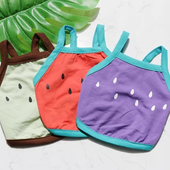 

Summer Dog Clothes Fruit Printing T-shirt Vest Pet Clothes For Dogs Puppy Chihuahua For Small Medium Dogs Watermelon Ropa Perro