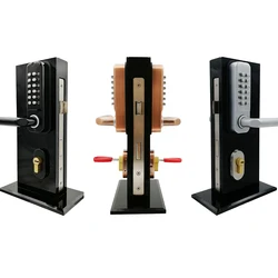 Ospon dupla face mecânico pushbutton keyless alavanca lidar com fechadura da porta pátio à prova dwaterproof água