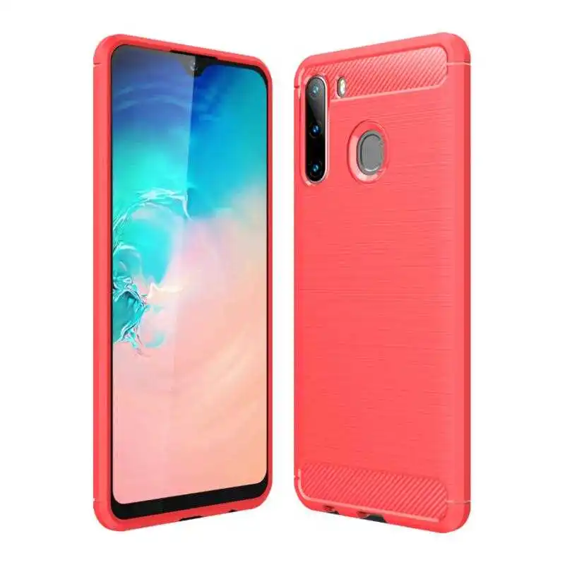 

KatyChoi Shock Proof Soft Silicone 6.5"For Samsung Galaxy A21 Case For Samsung Galaxy A21 Phone Case Cover