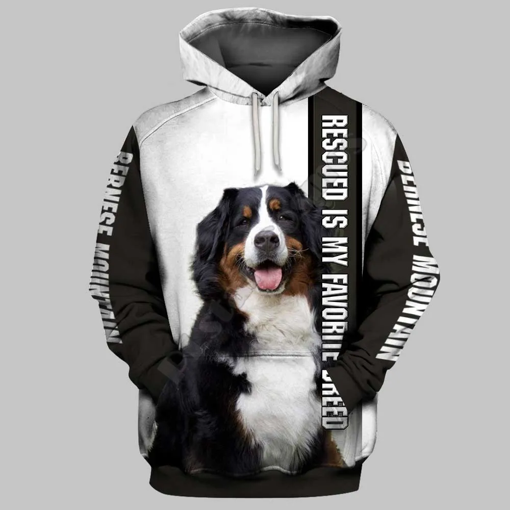 Bernese Mountain Rescue 3D Hoodies Printed Pullover Men For Women Funny Sweatshirts Sweater Animal Hoodies Drop Shipping 15