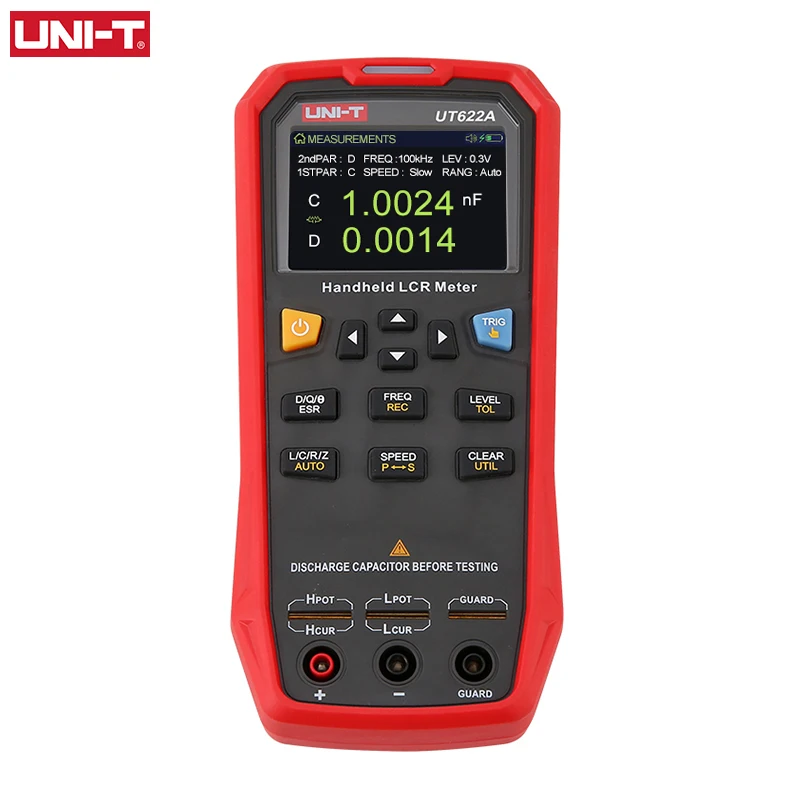 UNI T UT622A UT622C UT622E цифровой измеритель иммитанса ручной частоты индуктивность
