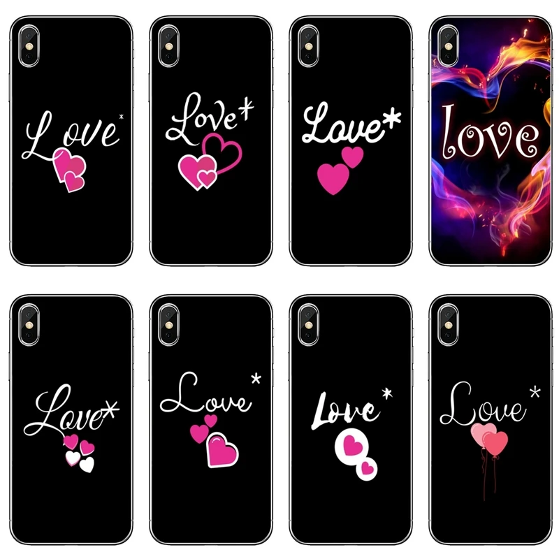 Love Hearts Star Pink For iPhone XR X XS Max 8 7 6s 6 plus SE 5s 5c 5 iPod Touch Accessories phone case | Мобильные телефоны и