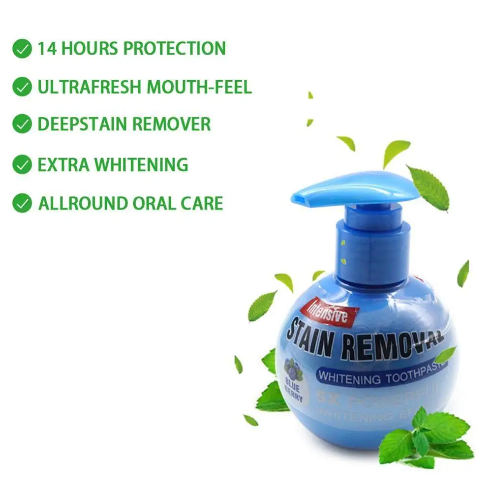 

Intensive Stain Remover Whitening Toothpaste Anti Bleeding Gums Fresh Teeth oral hygiene