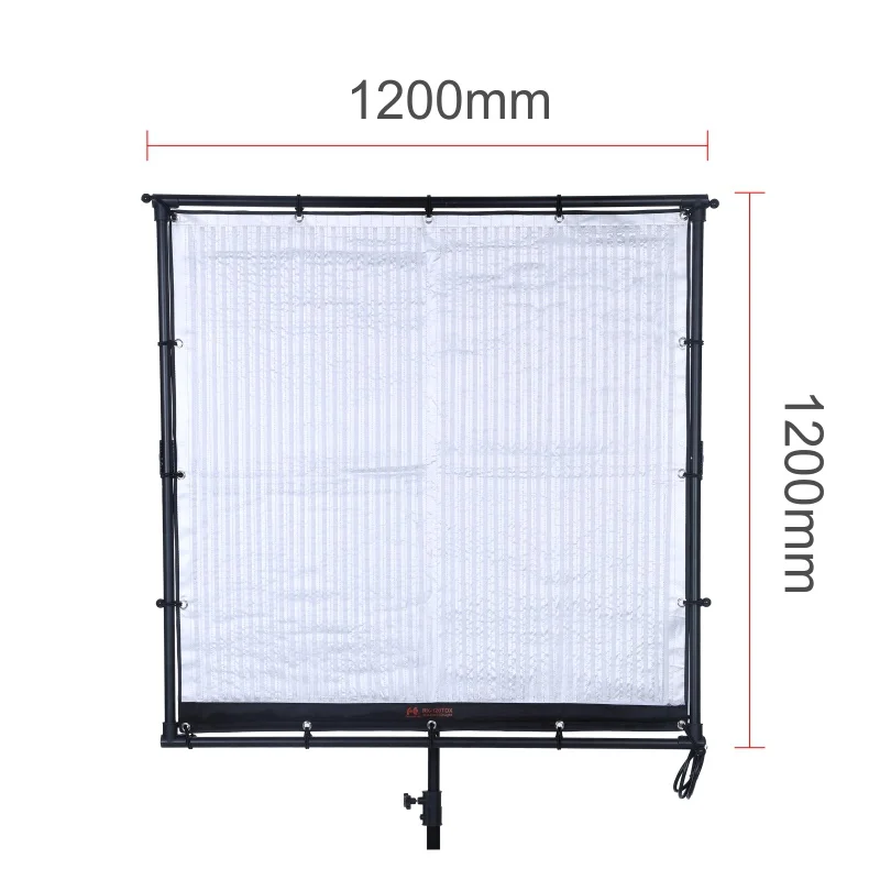 Falcon Eyes RX-120TDX 120 x 120 cm 600 W ROLL-Flex Luce a LED 3000K - 5600K Luce a LED bicolore per foto con griglia a nido d'ape Softbox illuminazione per fotocamere video youtube film B&H neewer prestowell fosoto NULL YONGNUO LISH