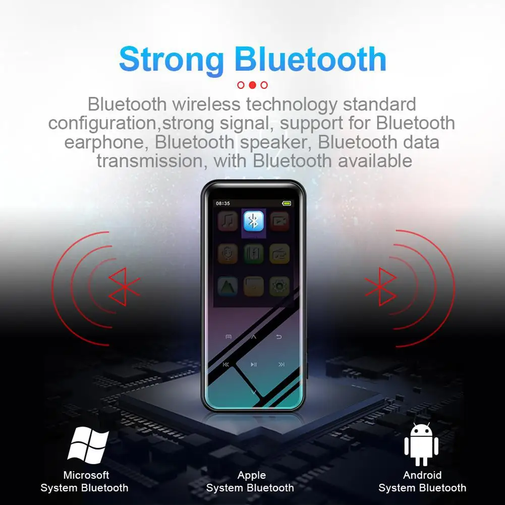 MeterMall M15 MP3-плеер студентов учат английский прослушивание музыки портативный MP4