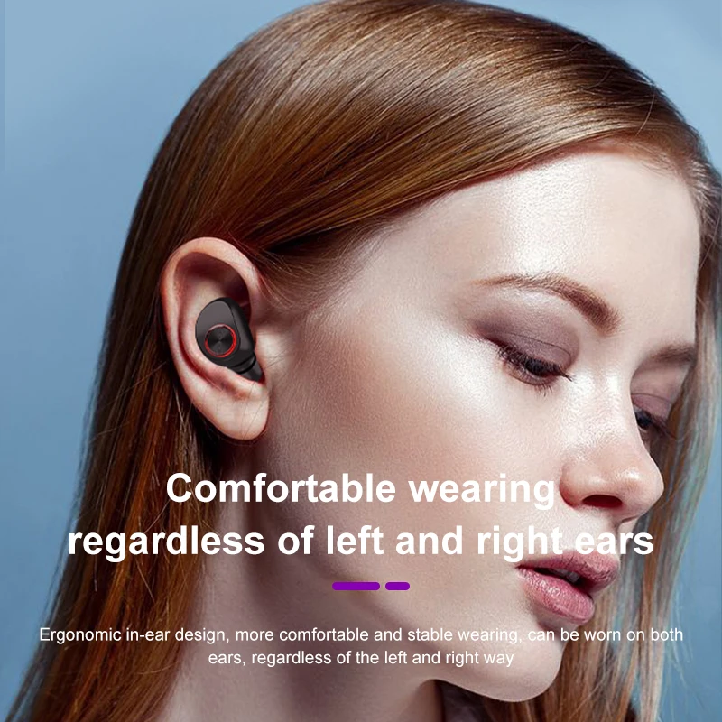 Tws TX29 Wireless Bluetooth Earphones V5 0 Mini Stereo Sport Gaming Noise Cancel Headset Waterproof Headphone with Microphone