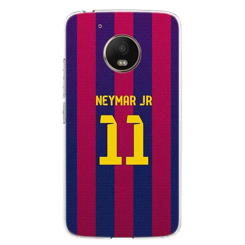 Футболистом неймаром крышка чехол для телефона для Motorola Moto G7 G6 G5S G5 E4 плюс G4 E5 играть Мощность ЕС подарок подходит рисунком Coque