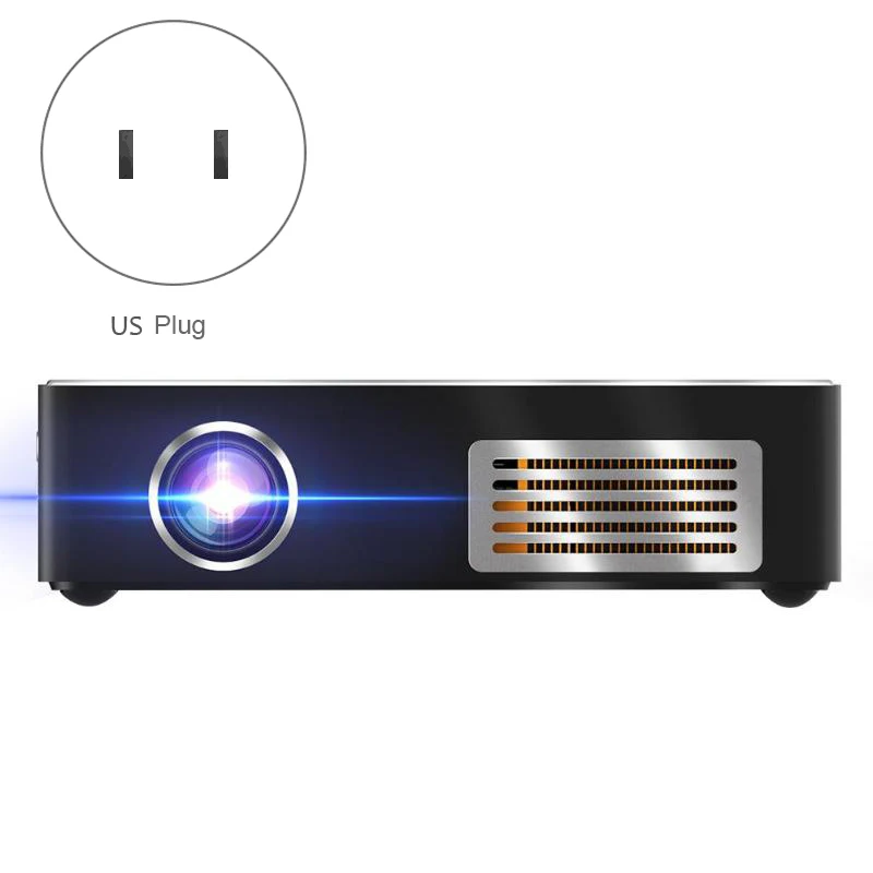 C9Plus портативный проектор 2,4G/5G WiFi Proyector Android 7,1 2+ 16G 1080P BT4.0 светодиодный проектор портативный HD мультимедийный проектор для домашнего кинотеатра Us