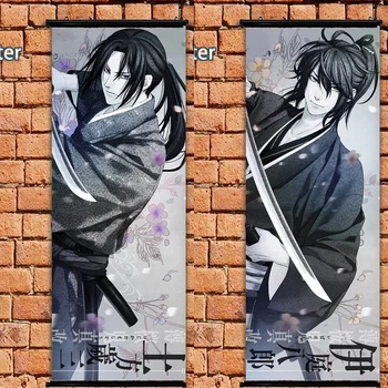 

Anime Poster Hakuouki ShinSenGuMiKiTan Hijikata Toshizou Iba Wall Scroll Painting Art Prints Home Room Decoration Long 105*40