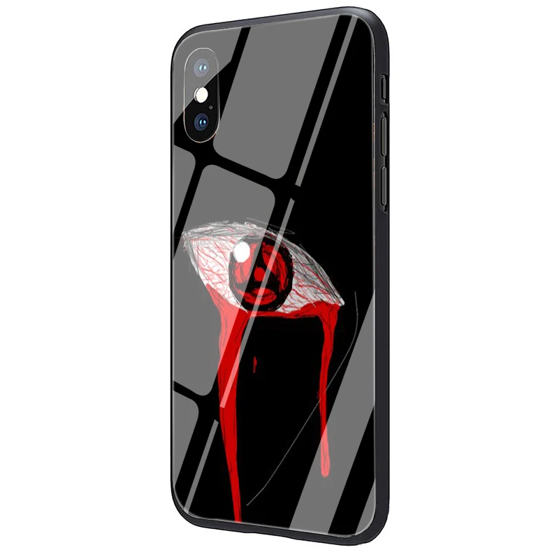 EWAU Аниме Наруто Чехол из закаленного стекла для телефона для iphone 5 5s SE 6 6s 7 8 plus X XR XS 11 Pro Max - Цвет: G12