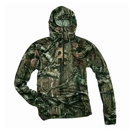 Summer Ultra-Thin Quick-Drying Bionic Camouflage T-Shirt Tops Male Hunting Fishing Hiking Sunscreen Hooded T-Shirts Long Sleeve sport t shirt long sleeve t shirt