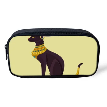 

Casual Cosmetic Bag Egypt Animal Kitten Makeup Travel Bag Zipper Pencil Case Office Student Stationery