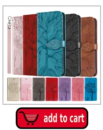 Etui Leder Brieftasche Flip Case für Samsung Galaxy S21 Ultra S20 FE S10 S9 S8 Plus S7 Edge Schmetterling Blumenmuster Telefon_voghion.com