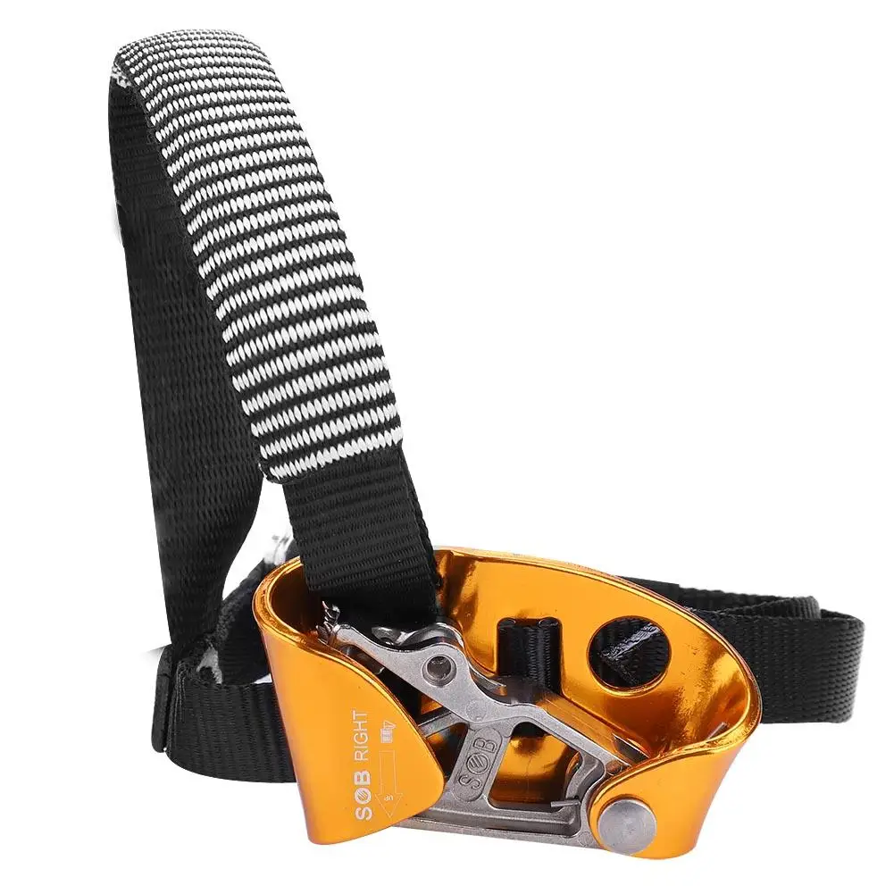 

Adults Left/Right Foot Ascender Riser Rock Climbing Mountaineering Safe Equipment Climbing Tool Camping Accessories