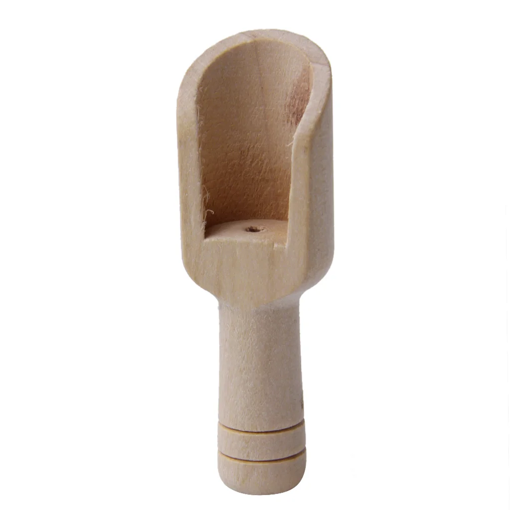 

Mini Handmade Wooden Tea Sugar Salt And Scented Tea Multi Use Spoon
