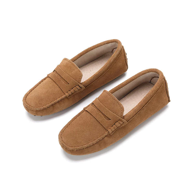 Женские туфли из натуральной кожи на плоской подошве|driving shoes|brand women flatswomen brand flats |