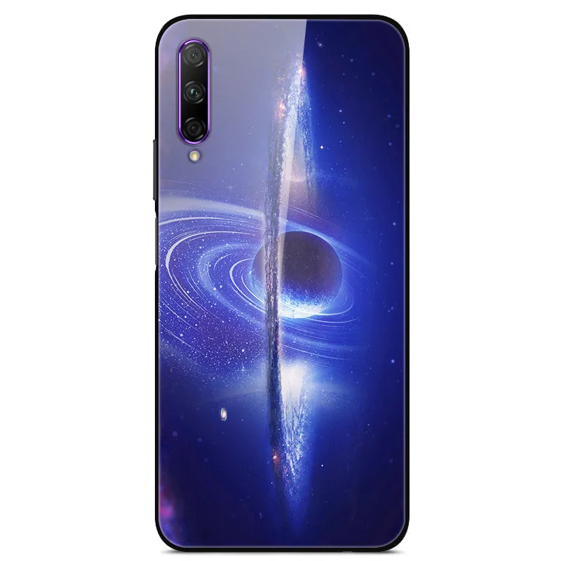 15 Для huawei Honor Play 3 чехол закаленное Стекло планета Космос крышка Стекло задняя крышка для huawei Honor Play 3 Play3 Жесткий PC Coque черный чехол для Honor Play 3 Стекло чехол - Цвет: 15