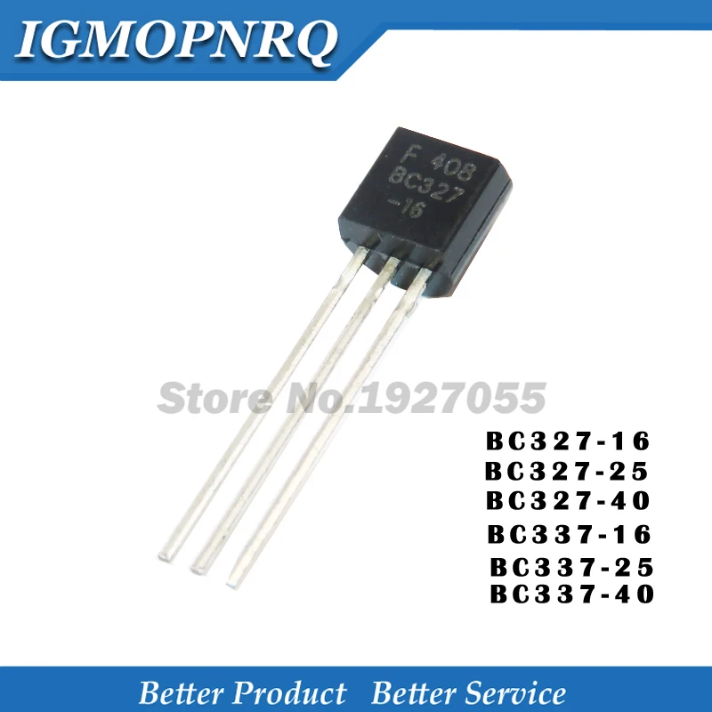 100Pcs BC337-16 BC337-25 BC337-40 TO-92 BC327-16 BC327-25 BC327-40 TO92 BC328-16 BC338-25 тип NPN Power новый транзистор |