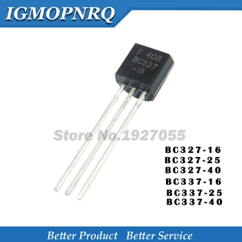 

100Pcs BC337-16 BC337-25 BC337-40 TO-92 BC327-16 BC327-25 BC327-40 TO92 BC328-16 BC338-25 BC338-40 NPN Type Power Transistor new