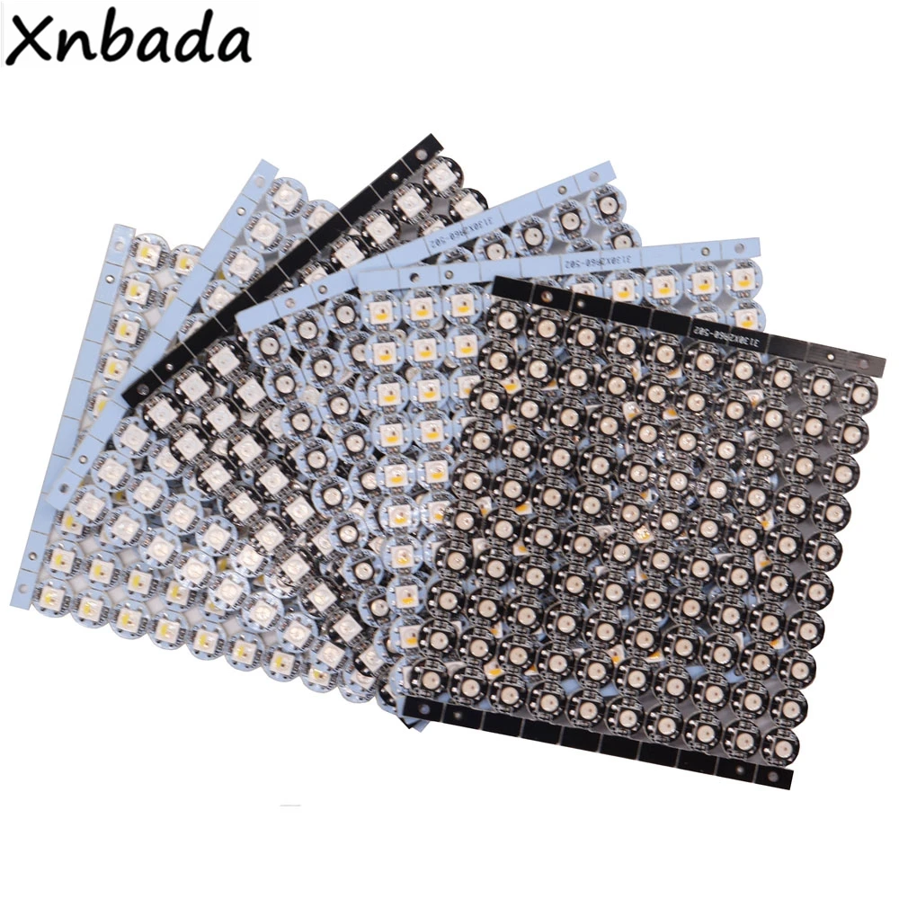10~500Pcs 4-Pin WS2812B WS2812 LED Chip & Heatsink Board 5050 RGB WS2811 IC SK6812 Built-in RGBW LED Chip DC5V