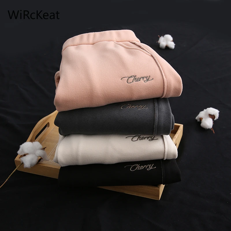 Harem Winter Warm Pants For Women Loose Velvet Women's Plus Size Casual Thick Woolen Pants Winter Ankle Length Trousers Cotton 2