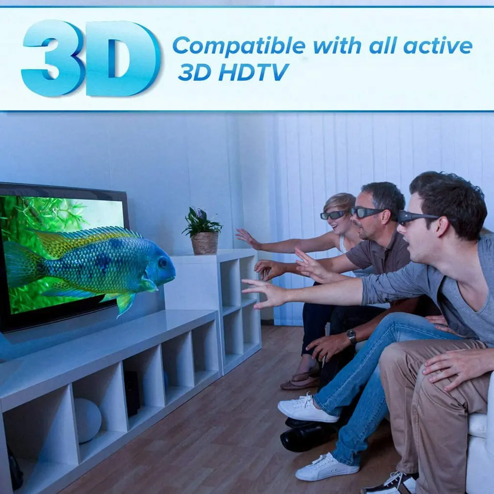 Оригинальные 3D очки TW5210 Bluetooth активные для всех серий ТВ Samsung Sony epson | Электроника