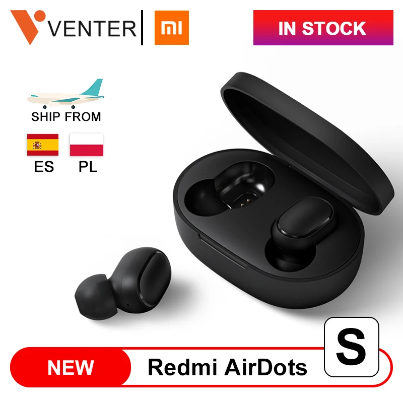 2020 новые Xiaomi Redmi Airdots S TWS Bluetooth наушники стерео бас 5 0 с микрофоном Handsfree Наушники