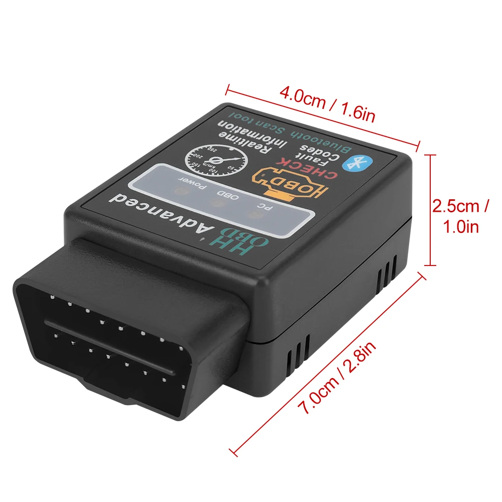 Bluetooth сканер ELM327 V2.1 OBD2 II автомобильный диагностический инструмент для Buick Opel Ford Lincoln Focus Escape Edge Kuga Mustang Galaxy