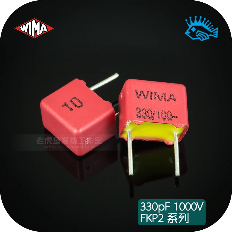Best 5pcs 50pcs 330pF 100V FKP2 series Germany WIMA 331 n33 original brand new fever audio capacitor