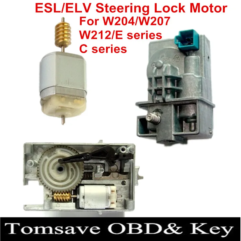 ESL ELV Steering Lock EIS EZS Lock Removal Tool for Mercedes Benz W204 W207 W212 Motor Wheel Motor&Open Dowel Pin Dedicated Tool