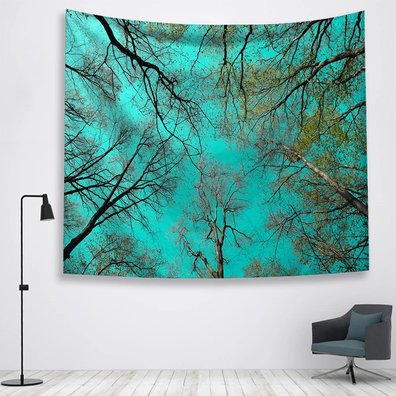 Ветка стены Ttapestry висячие украшения богемный пляжный коврик фермерский дом Декор общежития Мандала гобелены колдовство хиппи