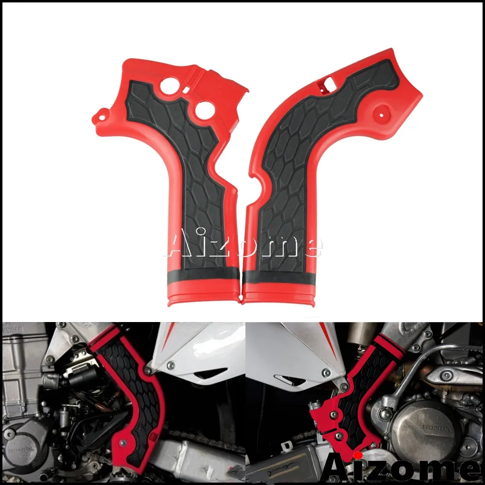 Красный мотоцикл Grip рамки гвардии для Honda CRF250R 2014 2016 CRF450R 2013 16 велосипеды езды по