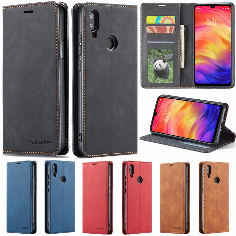 Custodia In Pelle Magnetica Per Affari Per Redmi Note 7/8/9 Redmi Note 7/8/9 10 Pro Redmi Note 9 Pro Max Note 9S Custodia A Portafoglio