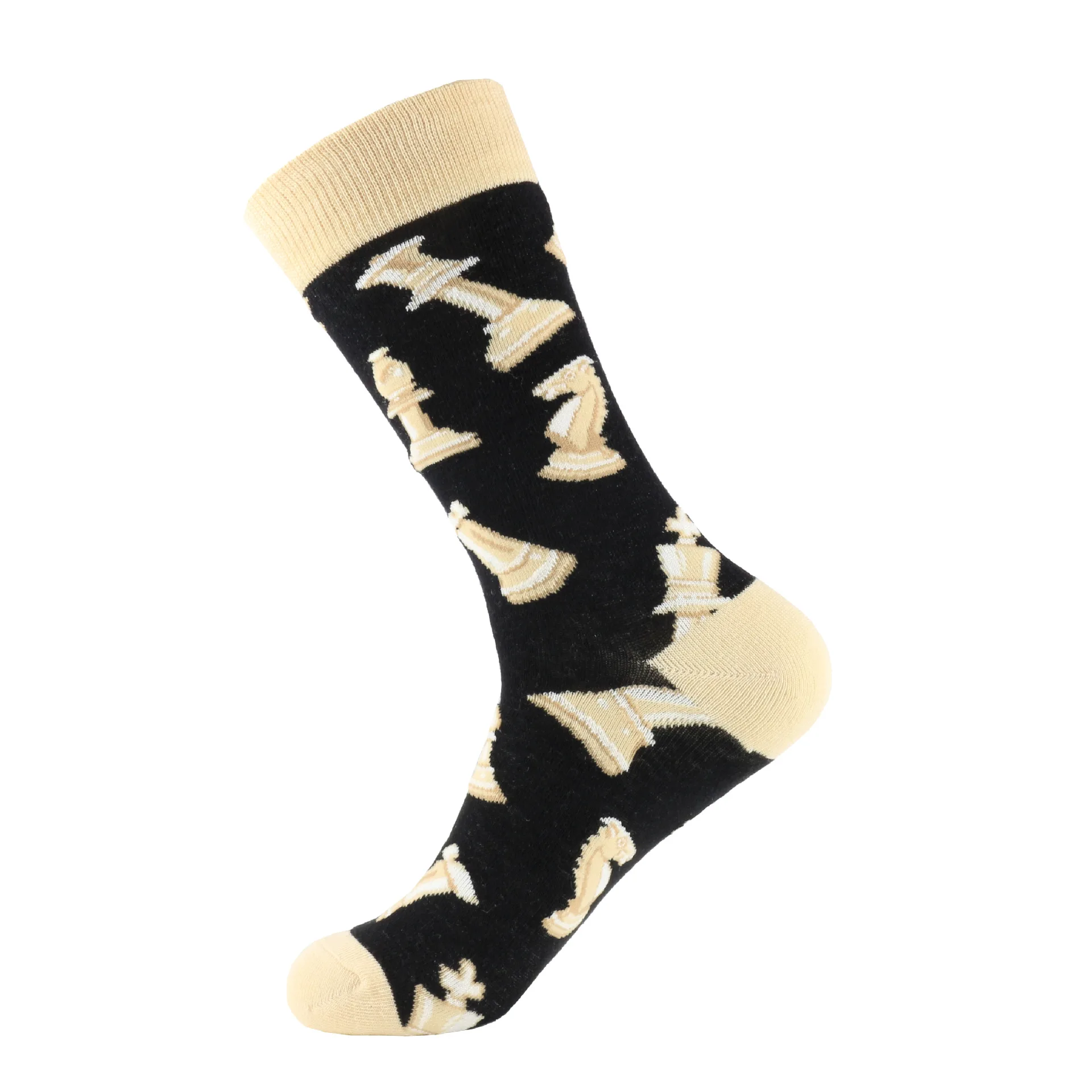 Забавные носки, мужские хлопковые носки с мультипликационным принтом маслом, 3D принт, анимация Харадзюку, Европа и Америка, большие размеры, уличные креативные носки - Цвет: 10